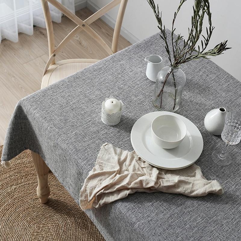 Nappe En Lin Et Coton Pour Accessoires De Salon De Style Japonais